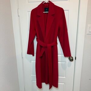 MNG Coat Vibrant Red and Handmade